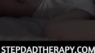 Australian stepdaughter and her stepdad get down in this hot pov version