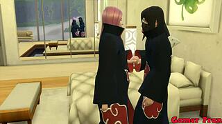 akatsuki porn cap 6: kakuzu talks to sakura and konan to form a trio, they end up with their two friends as they like, they really like the milk