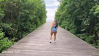 Latina Big Ass Anal Fuck In Car