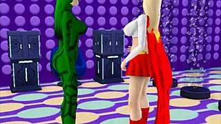 Feeling the hero's intense passion in S3d ep 17 fucking