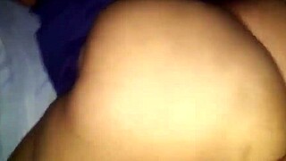 her big ass bounces as he fucks her hard, ending with a cumshot