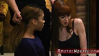 Can Alexa Nova dominate these bound teen cock gobblers?