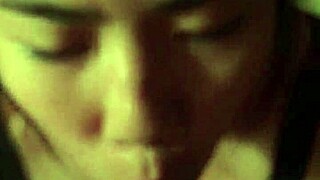 asian wife blowjob cum in mouth!