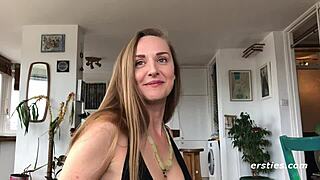 Why does sexy Sarah finger herself to orgasm?