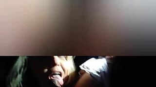 Milf Gives Blowjob In Car At Swing