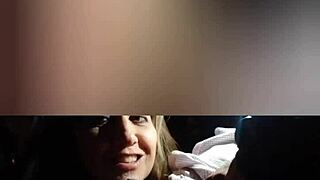 Milf Gives Blowjob In Car At Swing