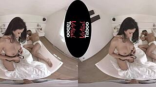 Virtual family sins with hardcore brunette POV blowjob