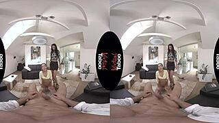 Virtual family sins with hardcore brunette POV blowjob