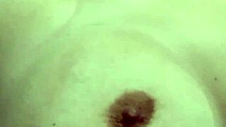 I tease my big boobs and slide dildos into my wet pussy