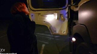 I picked up a milf on the highway parking lot and fucked her ass