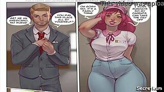 Facesitting, assfucking and anal fucking while in an American style diner atmosphere
