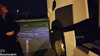 I picked up a milf on the highway parking lot and fucked her ass