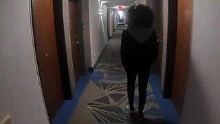 Ebony girl swallows two cum loads!