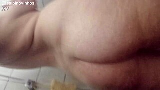 young teen sends video bathing naked showing big tits