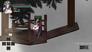 Big tits teen gets anal in group gameplay night!