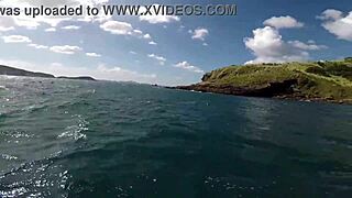 Party and game to it with this boating porn