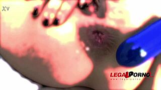 billy star's gaping ass pounded by three cocks