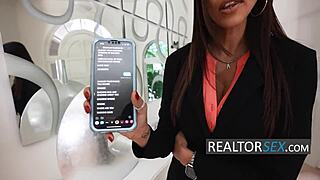 Realtor Bangs Client Hard to Forget Her Ex - Armani