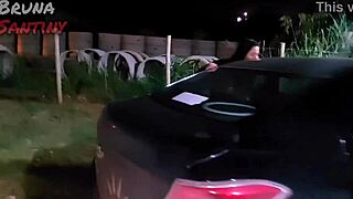 Bruna Fucking in Boate Luxuria Parking Lot