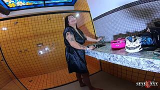 Angel Takemura, relax before DP scene?