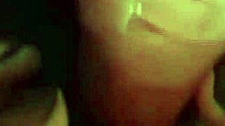 Brunette teen Katie Fey caresses her naked body on couch