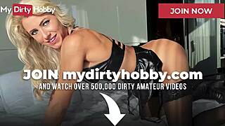 Mydirtyhobby presents a hot sexy german european blonde amateur engaging in solo masturbation using a dildo to reach intense orgasm