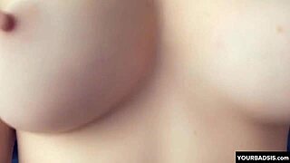 What’s this? Bad step brother cums in her panties unexpectedly.