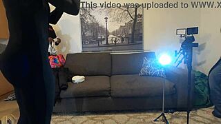 Cinnamon Baileyy's ebony pov casting interview leads to intense squirting