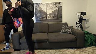 Cinnamon Baileyy's ebony pov casting interview leads to intense squirting