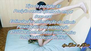 Brazilian Amateurs With Tattoos And Natural Tits In 69 Positions