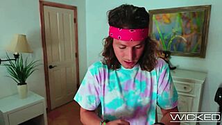 jewelz blu feels intense pleasure in vr as she's fucked doggystyle with her big tits bouncing