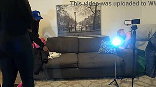 Cinnamon Baileyy's ebony pov casting interview leads to intense squirting