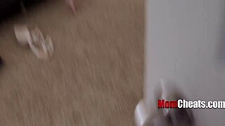 Caught: Stepmother [cheated on him/her] masturbates in front of the son