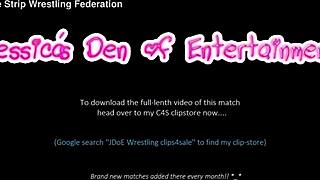 Fights in the nude, naked spanking, with thong and nappy bootie