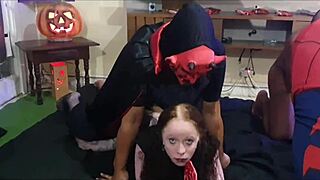 Apparently an erotic group sex in a spooky place