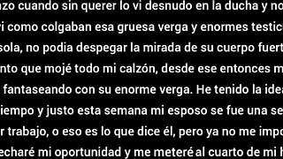 Megan enters her son's room for a private conversation