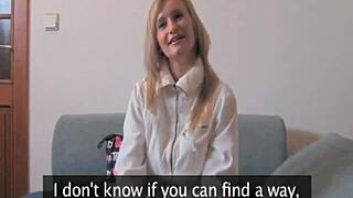 Teen Blonde Casting Hardcore