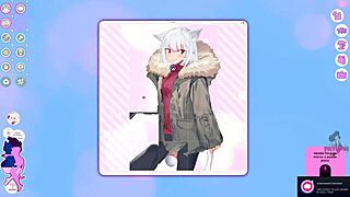 Catgirl Waifu Albino Kitty Unleashes Wild Uncensored Action in Part 3