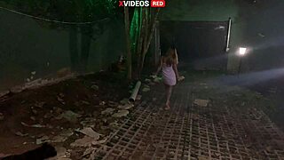 novinha in towel gets pizza guy cock for cum facial