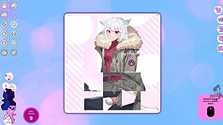 Catgirl Waifu Albino Kitty Unleashes Wild Uncensored Action in Part 3