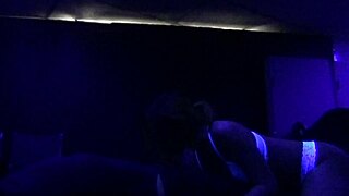 i watched scarlett johnson under blacklight fetish sex