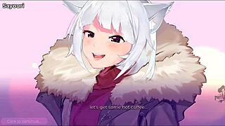 Catgirl Waifu Albino Kitty Unleashes Wild Uncensored Action in Part 3