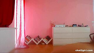 gorgeous girl enjoys solo pussy play