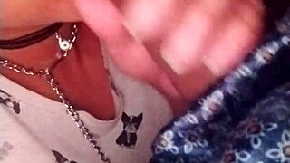 Married MILF Turns Off Light to Suck Stranger in Bathroom on Webcam