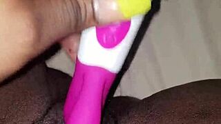 Why Does The Vibrator Keep Dying During Up Close Wet Pussy Play?