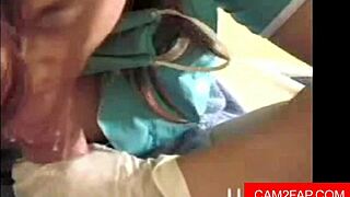 feeling intense pleasure from oral creampie and handjob cumshot