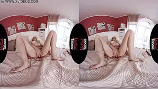 virtual taboo eye to eye with redhead's big tits and ass 😍