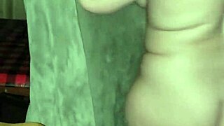 Milf gets creampie in her ass during hardcore sex in the dining room with intense fucking.