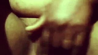 Horny Indian wife masturbates showing pussy and big boobs while husband absent