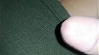 home alone with fake milf pumping cum into pussy